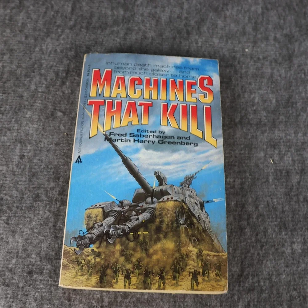 Vintage Machines That Kill Fred Saberhagen PB Sci-Fi Anthology Robots 1984 USA